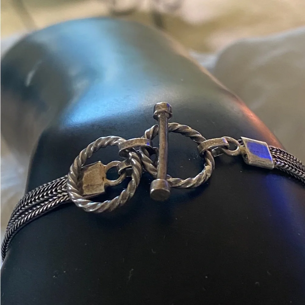 GREEN GEM SS TOGGLE BRACELET - Picture 5 of 7